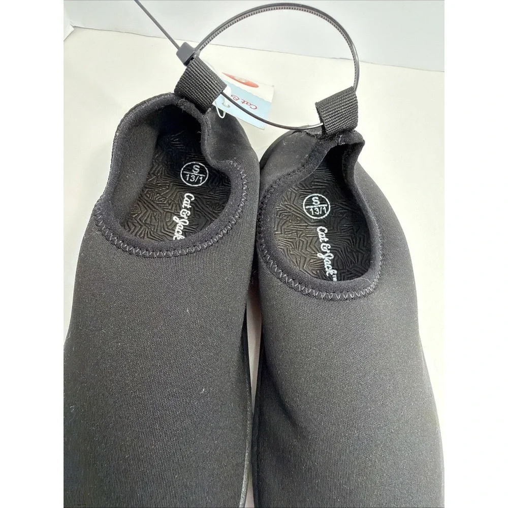 Kids' Grover Slip-On Water Shoes Cat & Jack Black S: Breathable Upper Size 13/1